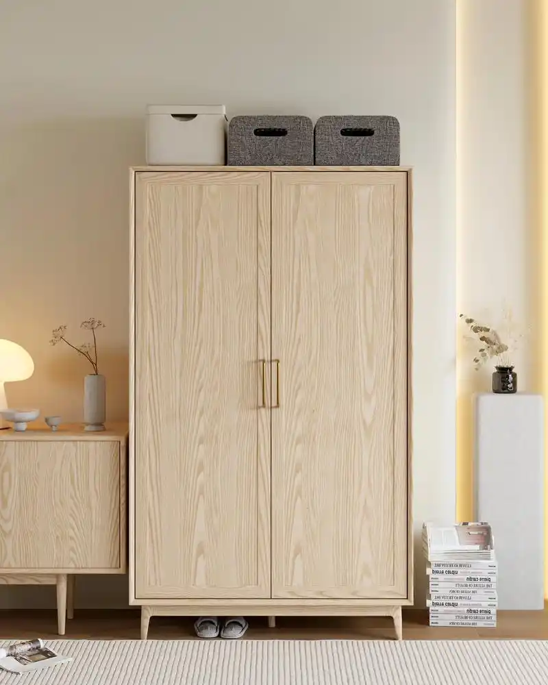 北美白蜡木衣柜 | 最真实的颜色和纹理.白蜡木的纹理清晰大气 - 抖音