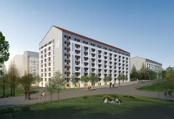 学生宿舍透视图