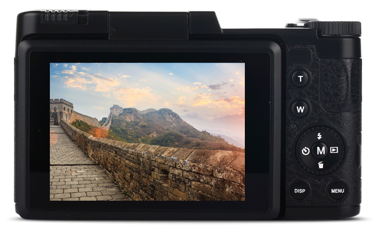 富京(fugn)g24数码相机2400万像素美颜微单照相机翻转自拍屏幕旅游