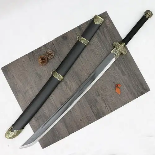 刀剑龙泉镇宝刀唐横高锰钢一体防身绣春唐刀未开刀剑