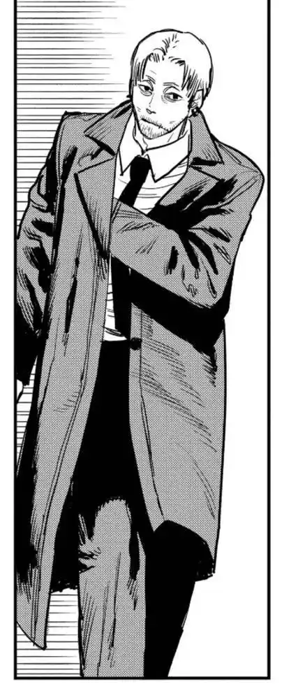 蹲一张电锯人里岸边的黑白头像