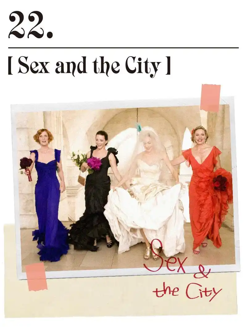 在2007年的《欲望都市》电影版中,carrie好不容易决定和mr big步入