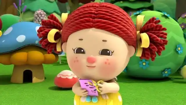 《彩虹宝宝》哇,妞妞和曼妮做出了好多蝴蝶装饰品,真漂亮!