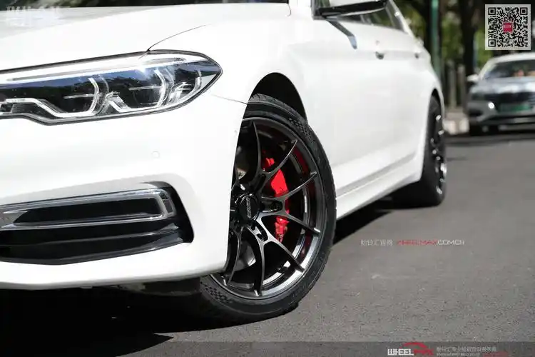 宝马新5系g38安装日本高性能单片锻造rays轮毂g025 hk色