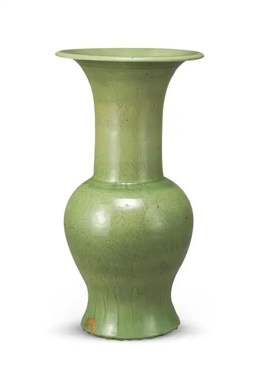 【明初 龙泉青瓷瓶】拍卖品_图片_价格_鉴赏_明代单色釉瓷器_雅昌艺术