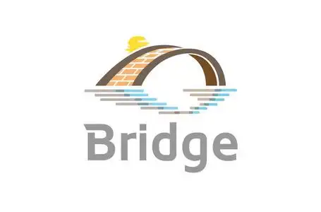 阳光符号桥梁河阳光标志设计符号插图照片