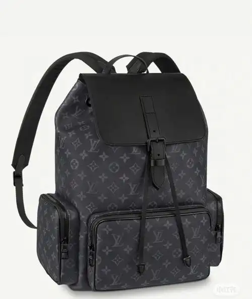 lv内购老花双肩包trio爆款