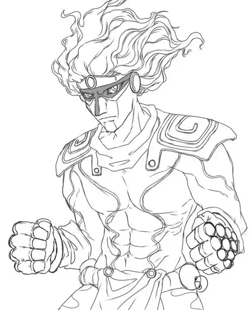 白金之星的身体好sexy!未完成