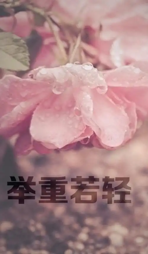 我们在慢慢成长 我们慢慢会对很多事情释怀 慢慢看淡 举重若轻是一种