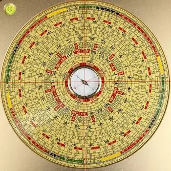 八卦风水罗盘高精度纯铜随身携带三元三合综合盘车载车用大号杨公八宅