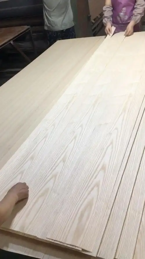 天然水曲柳木皮 木饰面  有立体感 可做开放漆 免漆板代替不了的质感