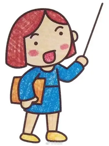 儿童简笔画人物小合集家里有小朋友的马住