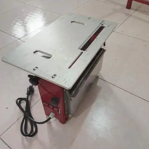 木工无尘子母锯 可升降双锯片精密推台锯 木工锯无尘锯斜切锯