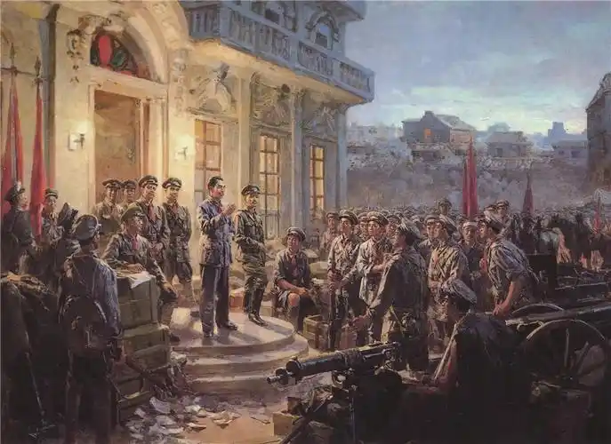 黎冰鸿68《南昌起义》68油画681959年沈尧伊68《八七会议》