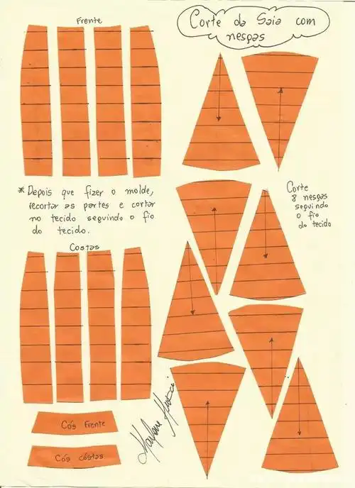 百搭八片插裙的裁剪图纸与制作教程才智服装