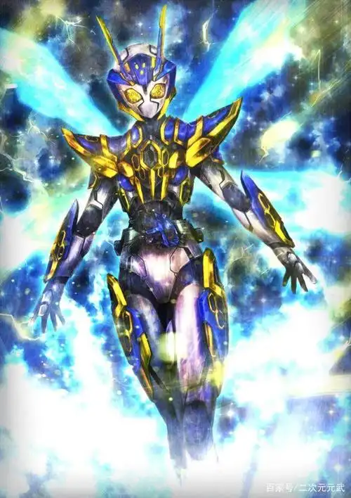 假面骑士同人:巫骑钻石形态尊贵典雅,魂骑六翼展翅宛如天使降临