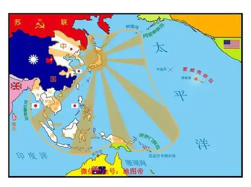 二战时期日本侵略图