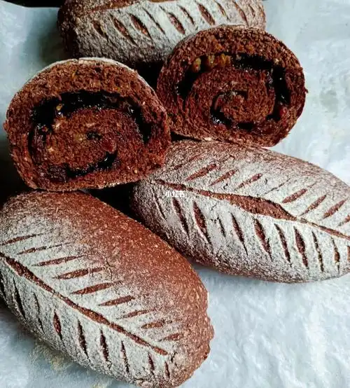 全麦提子巧克力面包