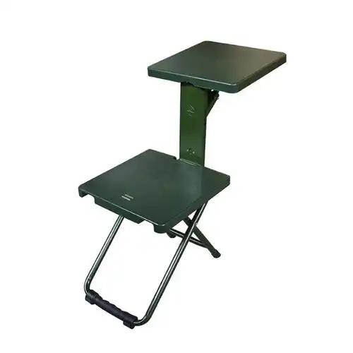 士兵折叠椅部队单兵学习凳军迷户外便携写字作训板凳多功能折叠凳