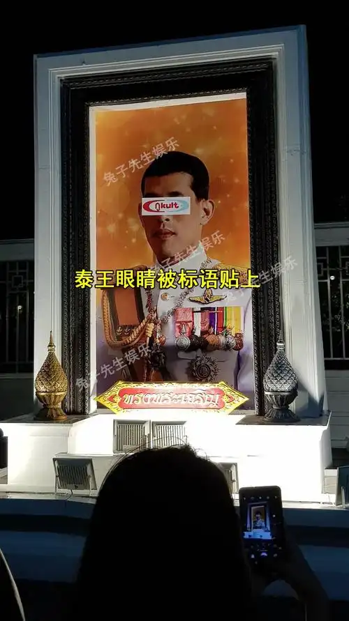 68岁泰王激起民愤大批抗议者聚集大皇宫穿背心贴纹身嘲笑国王