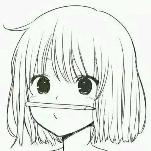 q版呆萌动漫人物简笔画蠢萌头像呆萌头像可爱头像卡哇伊头像卖萌头像