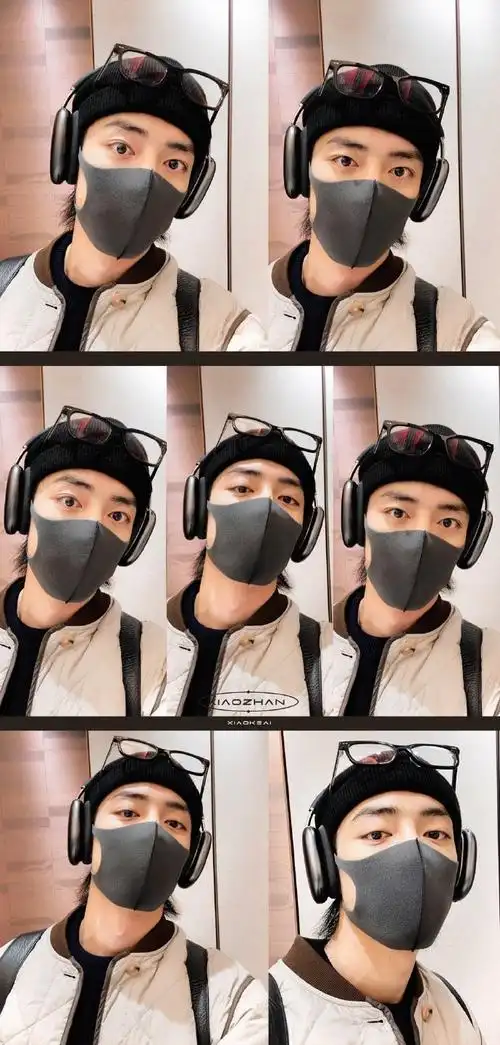 肖战黑色针织帽##遇见你的光##肖战