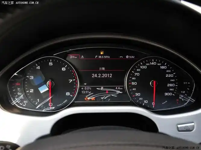 2012奥迪a8l5.0迈速表有380的吗