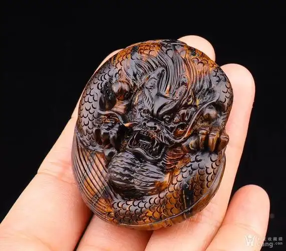 海柳吊坠/把件龙腾四海 象征祥瑞 皇权尊贵 w-e1537