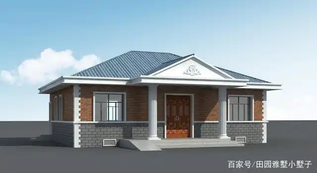 农村建一层别墅,这种风格也挺好