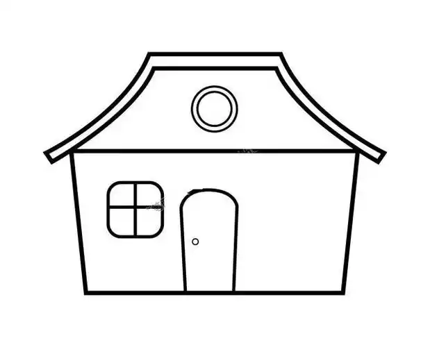 小木屋怎么画_简笔画_ps家园网