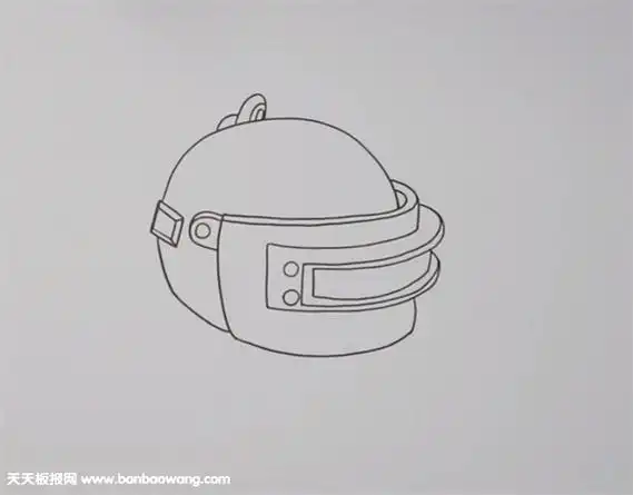 吃鸡三级头简笔画