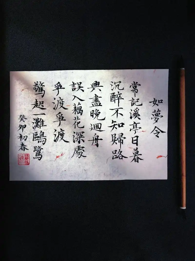 才女李清照的《如梦令》常记溪亭日暮,沉醉不知归路,兴尽晚回舟 - 抖