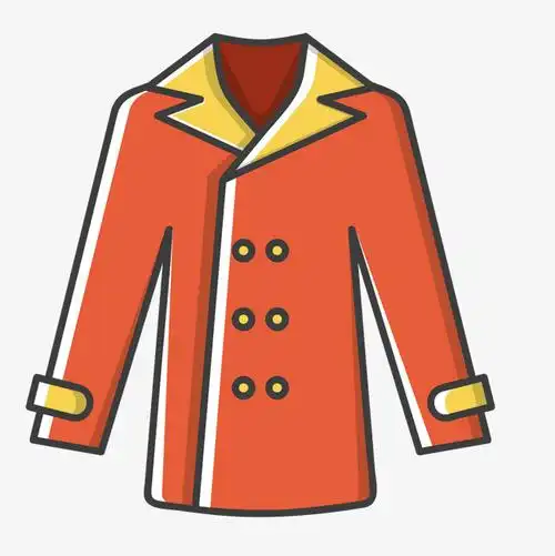 橙色的外套服装设计