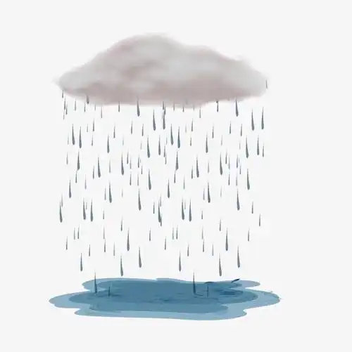 孩子们穿上小雨靴,去踩小水洼了.