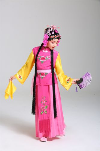 儿童戏服京剧舞蹈演出服小红娘小花旦俏花旦戏剧服装卖水戏曲服装