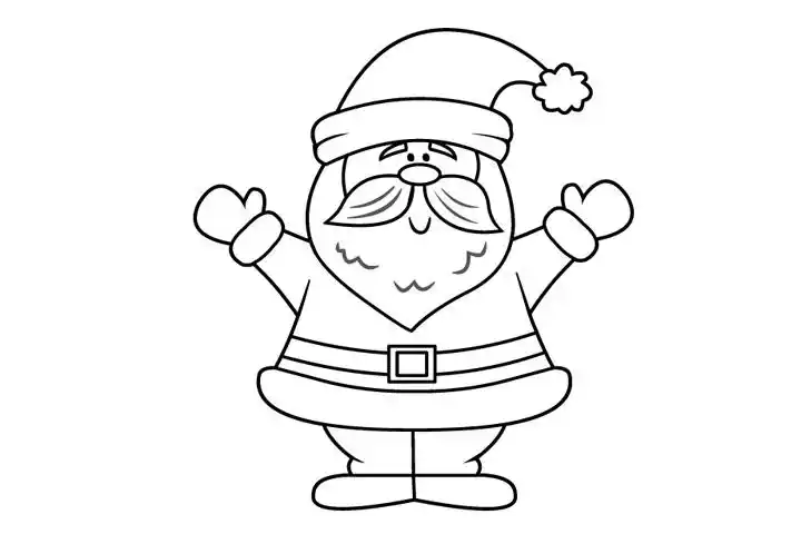圣诞老人,简笔画圣诞老人图片,圣诞节简笔画