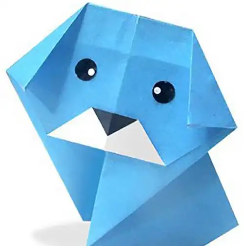 折纸手工小狗立体折纸手工制作模型剪纸 仿真动物 哈士奇犬 宠物狗 3d