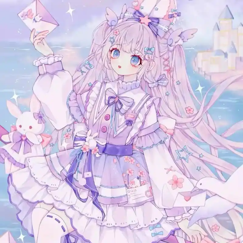 可爱头像女卡通呆萌 #仙气女生头像 #做个美美的小仙女 17 - 抖音