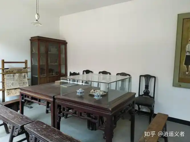 【觉悟社旧址复原陈列室:觉悟社活动旧址】当年20位觉悟社成员抓阄时