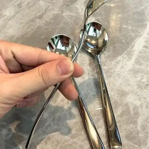 限时清仓出口级高颜值不锈钢勺子超低价手慢无