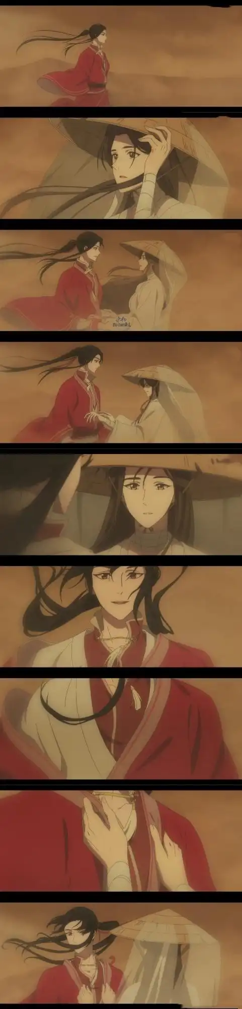 神仙名场面!《天官赐福》谢怜三郎半月关历险,若邪抓住了三郎