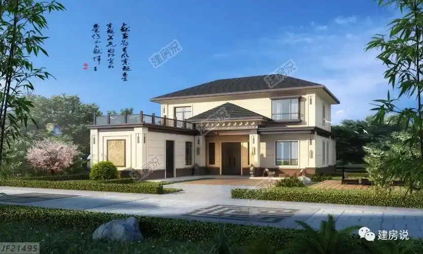 今天来点不一样的8款超实用的l型别墅图纸让你建房不再愁