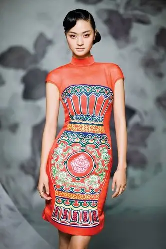 超模美女旗袍服饰