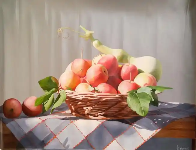 学院美术教育专业,2013~2015年来宋庄跟赵国生老师学习超写实油画静物