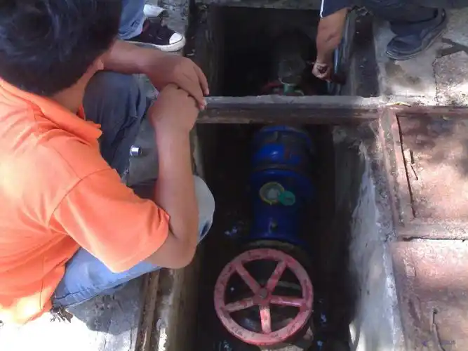 水表安装的现场图片