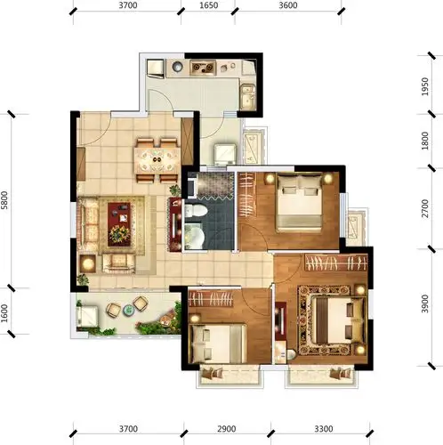 恒大御府户型图