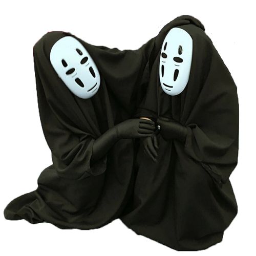 千寻无脸男服装万圣节cosplay成人男女恐怖恶魔幽灵鬼 无脸男150-170