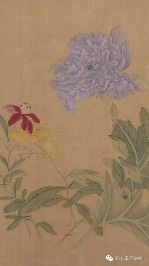 清恽寿平没骨画精品百花图卷高清欣赏