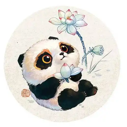 画熊猫绘画图片 熊猫的绘画图片大全