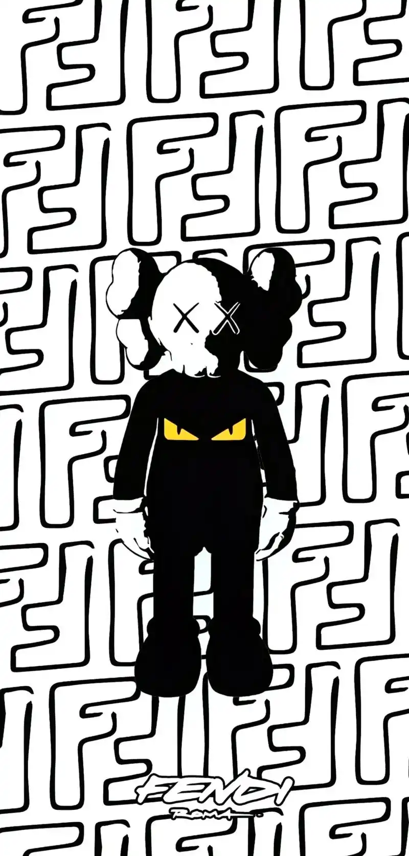 一组kaws7创意动漫壁纸